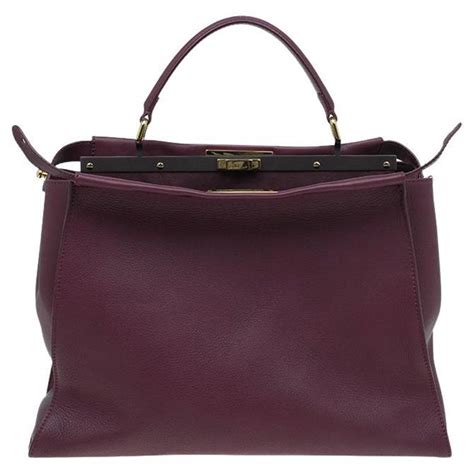 fendi burgundy peekaboo|fendi peekaboo hkd.